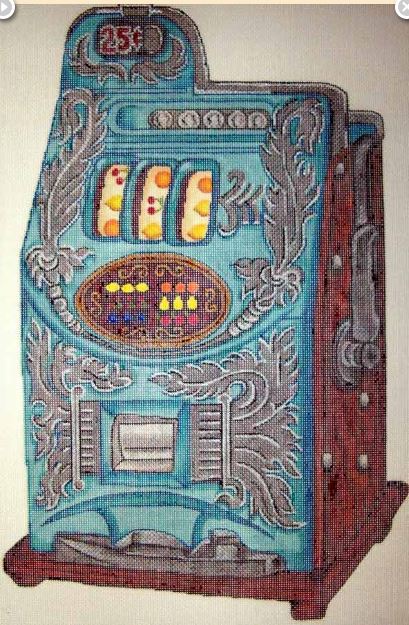 click here to view larger image of Slot Machine (hand painted canvases)