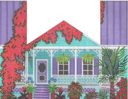 click here to view larger image of Key West House  (hand painted canvases)