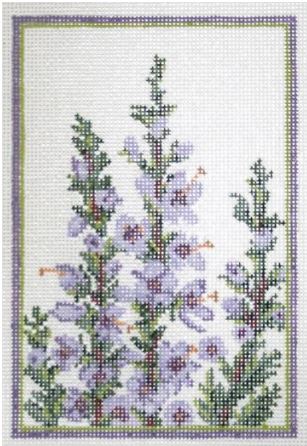 click here to view larger image of Norway Purple Heather Stitch Guide (books)