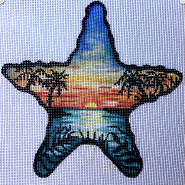 click here to view larger image of The Wild - Starfish (hand painted canvases)
