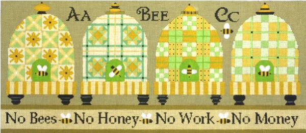 click here to view larger image of No Bees No Honey (hand painted canvases)