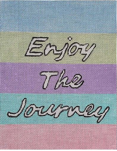click here to view larger image of Enjoy the Journey (hand painted canvases)