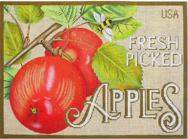 click here to view larger image of Fresh Picked Apples (hand painted canvases)
