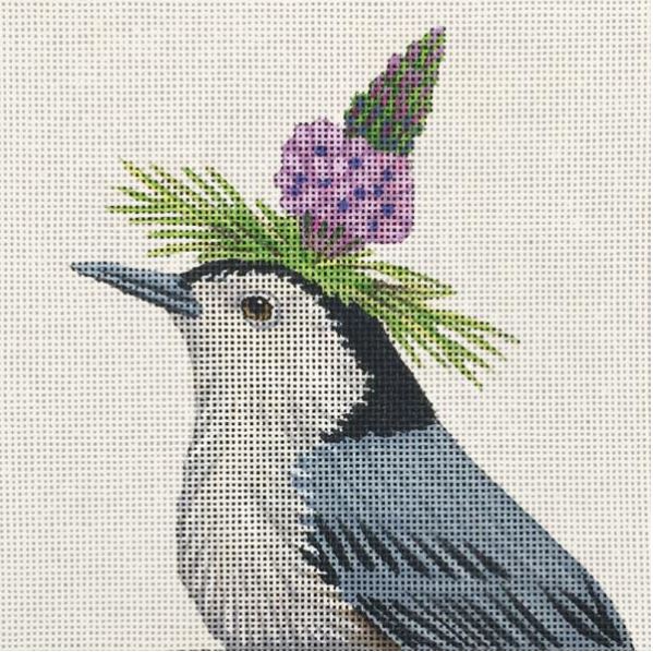 click here to view larger image of Claude Nuthatch (hand painted canvases)
