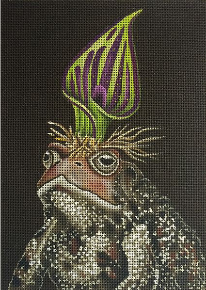 click here to view larger image of Lionel the Toad  (hand painted canvases)