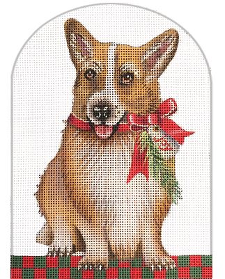click here to view larger image of Corgi Joy (hand painted canvases)