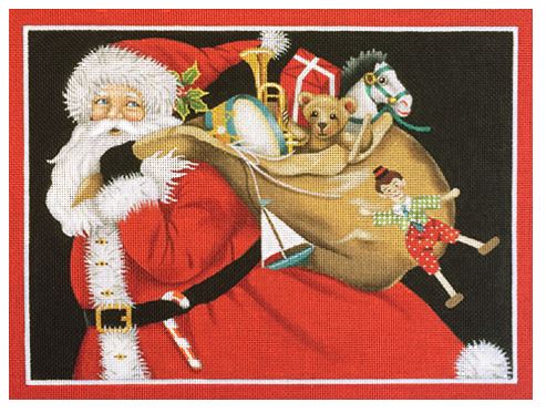 click here to view larger image of Santa's Toys  (hand painted canvases)