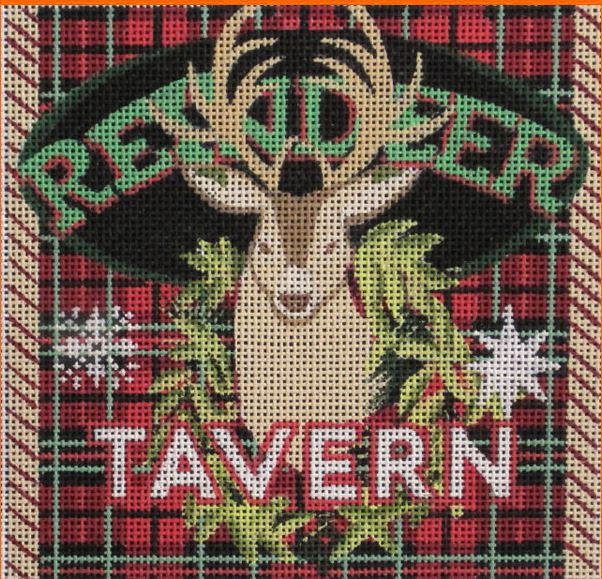 click here to view larger image of Reindeer Tavern (hand painted canvases)