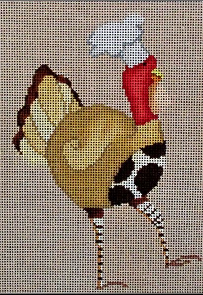 click here to view larger image of Chef Turkey (hand painted canvases)
