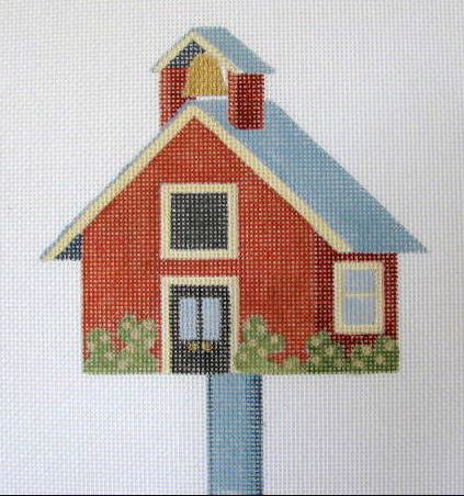click here to view larger image of September - School Birdhouse (hand painted canvases)