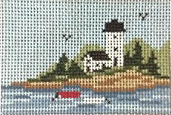 click here to view larger image of Lighthouse Island (hand painted canvases)