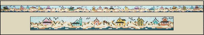 click here to view larger image of Beach House Belt (hand painted canvases)