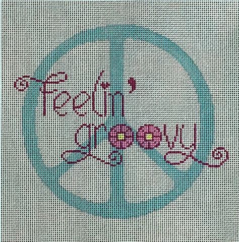 click here to view larger image of Feelin' Groovy (hand painted canvases)