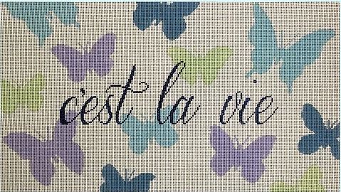 click here to view larger image of C'est la vie - Cool Colors (hand painted canvases)