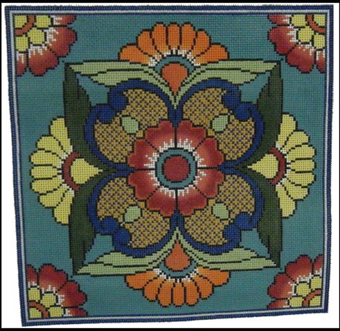click here to view larger image of Talavera Tile 1 (hand painted canvases)