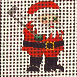 click here to view larger image of Santa - Swing (hand painted canvases)