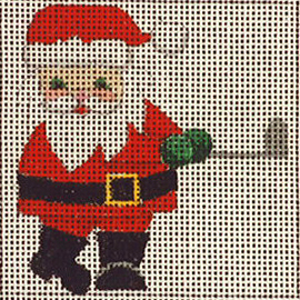 click here to view larger image of Santa - Drive (hand painted canvases)