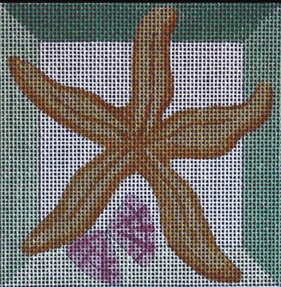 click here to view larger image of Starfish Shadowbox (hand painted canvases)