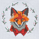 click here to view larger image of Fox Ornament (hand painted canvases)