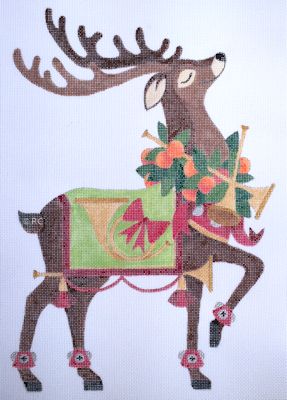 click here to view larger image of Reindeer #6 (hand painted canvases)