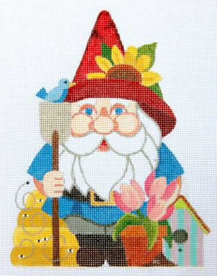 click here to view larger image of Garden Gnome (hand painted canvases)