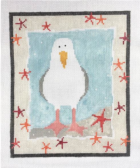 click here to view larger image of Saucy Sally Seagull (hand painted canvases)