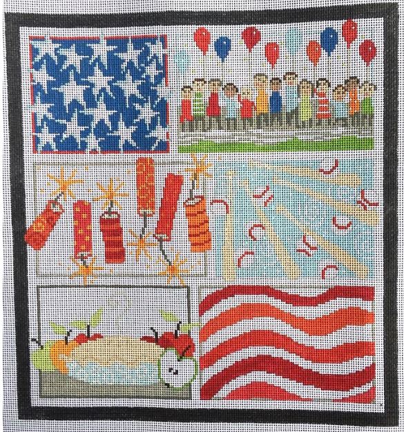 click here to view larger image of Patriotic Six Stitch Guide (books)