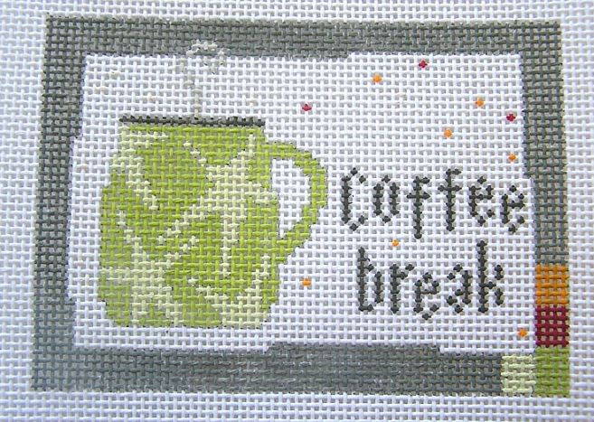 click here to view larger image of Coffee Break (hand painted canvases)