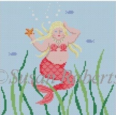 click here to view larger image of Chubby Mermaid (hand painted canvases)