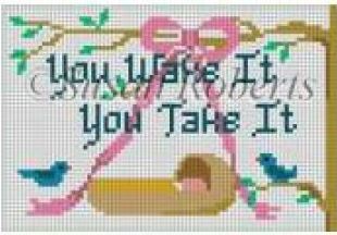 click here to view larger image of You Wake, You Take  (hand painted canvases)