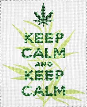 click here to view larger image of Keep Calm & Keep Calm (hand painted canvases 2)