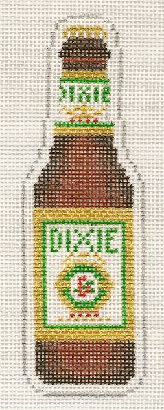 click here to view larger image of Dixie Beer Bottle (hand painted canvases)