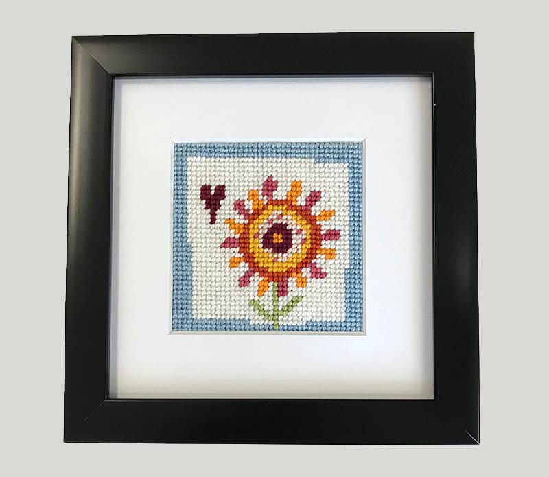 click here to view larger image of First Stitch Kit - Flower (needlepoint kits)