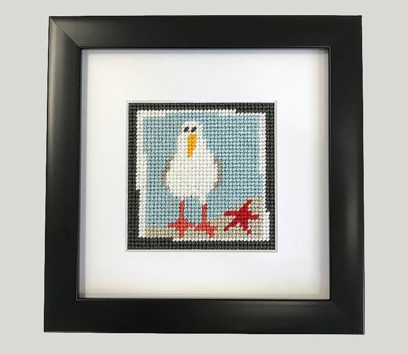 click here to view larger image of First Stitch Kit - Seagull (needlepoint kits)