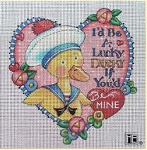 click here to view larger image of Lucky Ducky (hand painted canvases)
