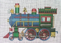 click here to view larger image of Steam Engine (hand painted canvases)