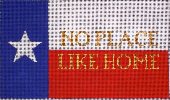 click here to view larger image of No Place Like Home - Texas Flag (hand painted canvases)