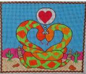 click here to view larger image of Ssso In Love (hand painted canvases)