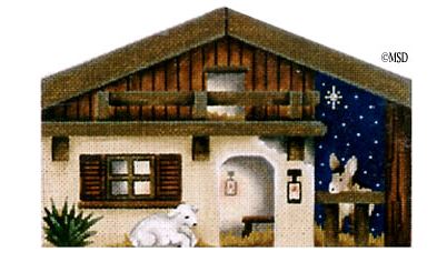 click here to view larger image of Nativity Stable 24M (hand painted canvases)