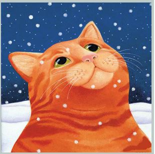 click here to view larger image of Ginger Snow (hand painted canvases)