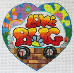 click here to view larger image of Lonely Hearts Club - Luv Bug (hand painted canvases)
