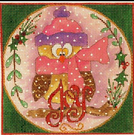 click here to view larger image of Woodland Wishes - The Owl   (hand painted canvases)