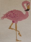 click here to view larger image of Pink Flamingo (hand painted canvases)