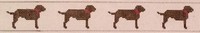 click here to view larger image of Chocolate Labs Belt (hand painted canvases)