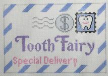 click here to view larger image of Mini Tooth Fairy Letter (hand painted canvases)