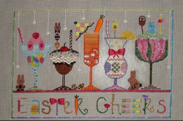 click here to view larger image of Drink - Easter Cheers (hand painted canvases)
