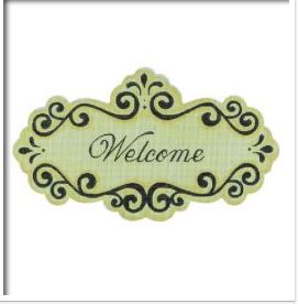 click here to view larger image of Welcome Sign (hand painted canvases)