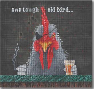 click here to view larger image of One Tough Old Bird (hand painted canvases)