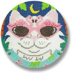 click here to view larger image of Florida Cat (hand painted canvases)