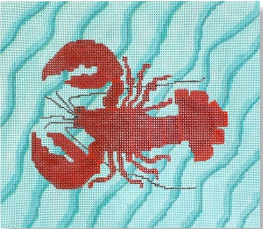 click here to view larger image of Lobster (hand painted canvases)